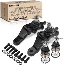 4 Pcs Front Upper & Lower Ball Joint Kit