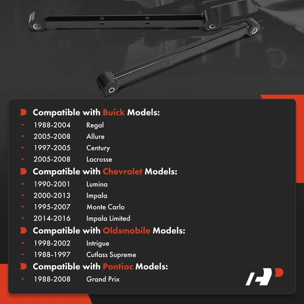 2-Pc Trailing Arm, Rear Driver & Passenger A-Premium APCA6634