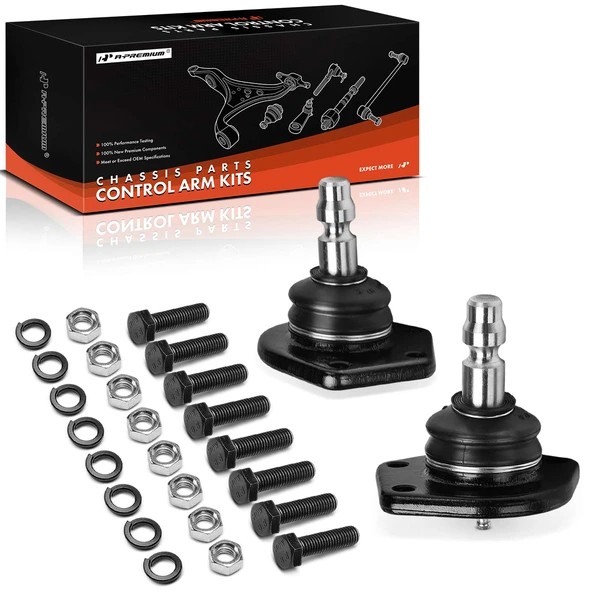 2-Pc Suspension Ball Joint, Front Upper with Ball Joint A-Premium APCA8209