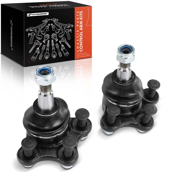 2 Pcs Front Upper Ball Joint for Chevy Colorado GMC Canyon 04-12 Isuzu i-350