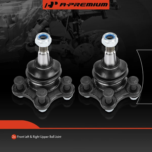 2 Pcs Front Upper Ball Joint for Chevy Colorado GMC Canyon 04-12 Isuzu i-350