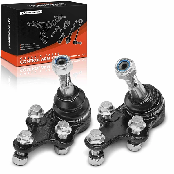 2 Pcs Front Lower Suspension Ball Joint Kit for Volvo S40 2004-2007 C30 C70 V50