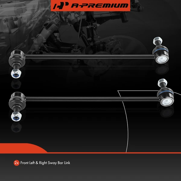Sway Bar Link, Front Side, A-Premium APCA6642