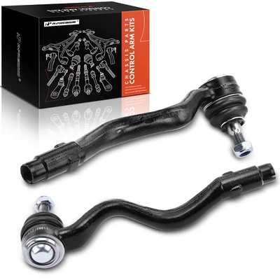 2 Pcs Outer Tie Rod End