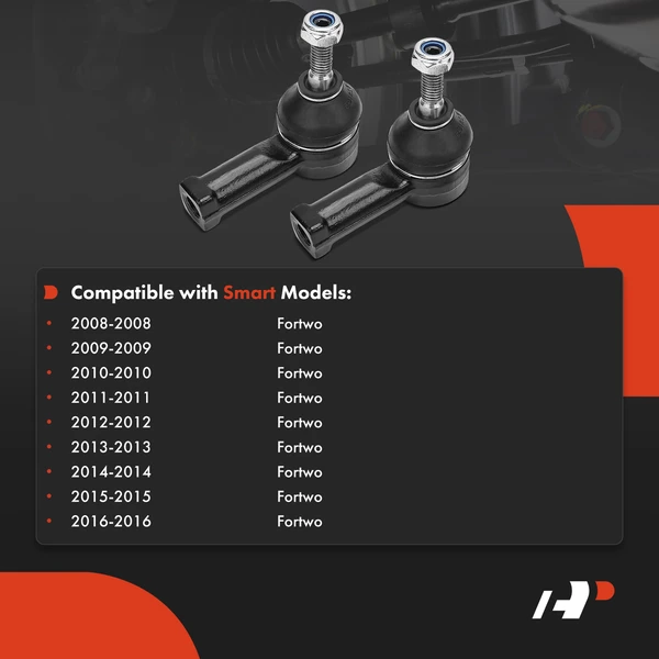 Tie Rod End Front Driver & Passenger Outer A-Premium APCA8973