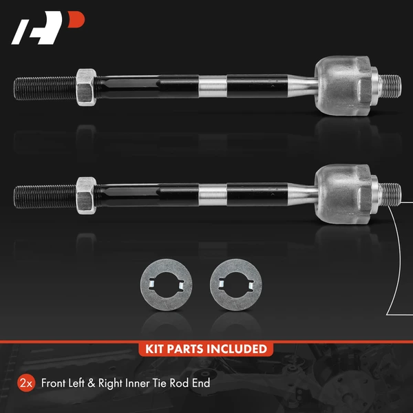 2 Pcs Front Inner Tie Rod End for Hyundai Tucson Nexo 2021-2022 Kia Sportage