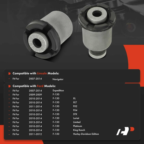 2-Pc Control Arm Bushing, Front Lower A-Premium APCA7416