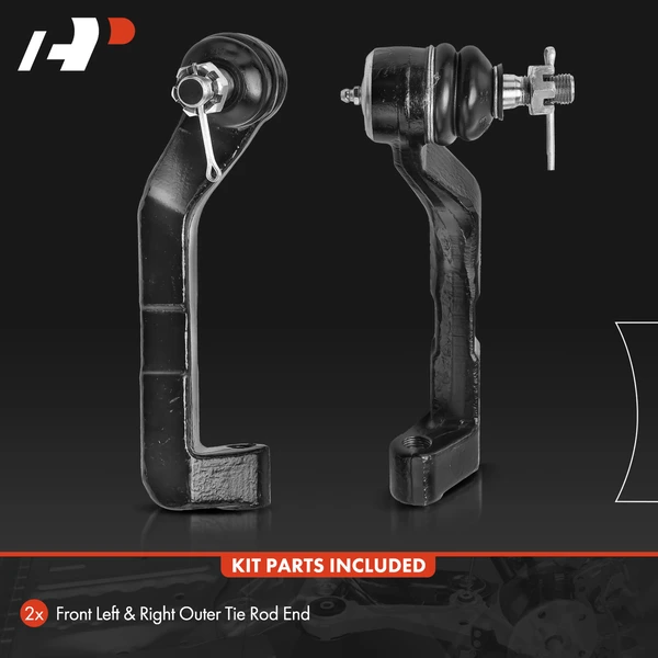 2 Pcs Front Outer Tie Rod End for Chrysler 300 2005-2010 Dodge Charger 2007-2010