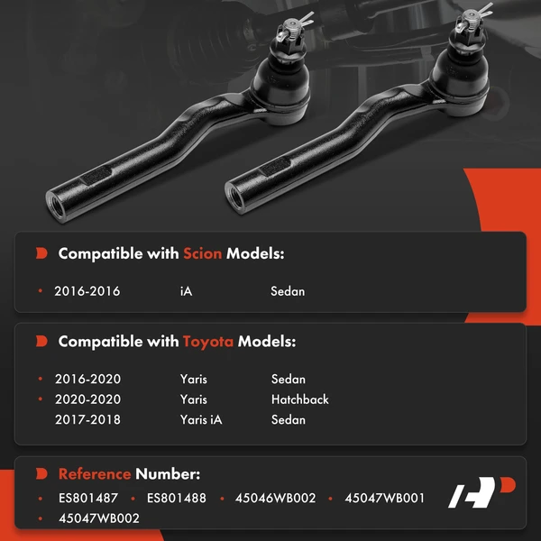Tie Rod End Front Outer A-Premium APCA8611