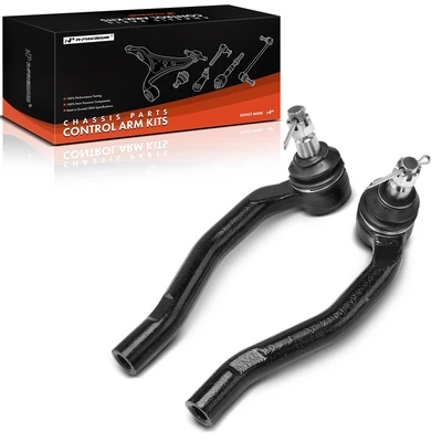 2 Pcs Front Outer Tie Rod End Kit