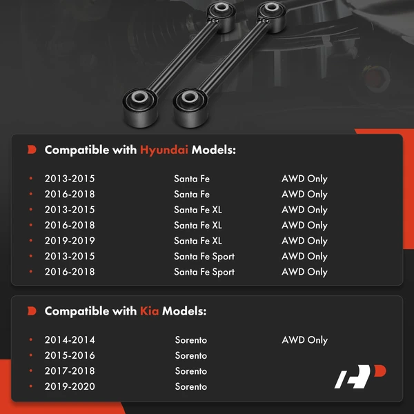 2-Pc Control Arm, Rear Driver & Passenger Lower Forward A-Premium APCA7622