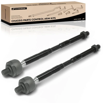 2 Pcs Front Inner Tie Rod End