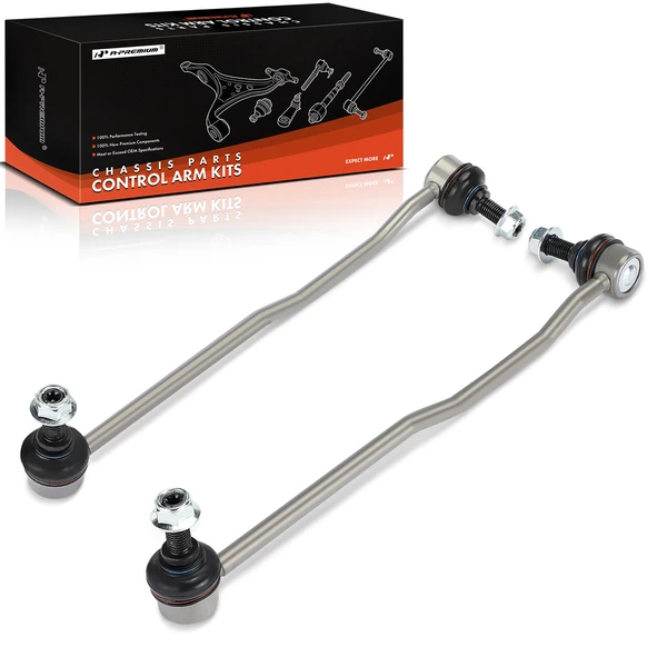 Sway Bar Link, Front Side, A-Premium APCA6866