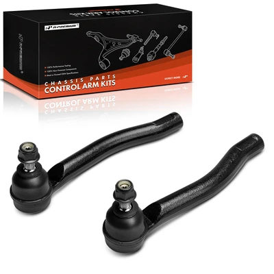 2 Pcs Front Outer Tie Rod End