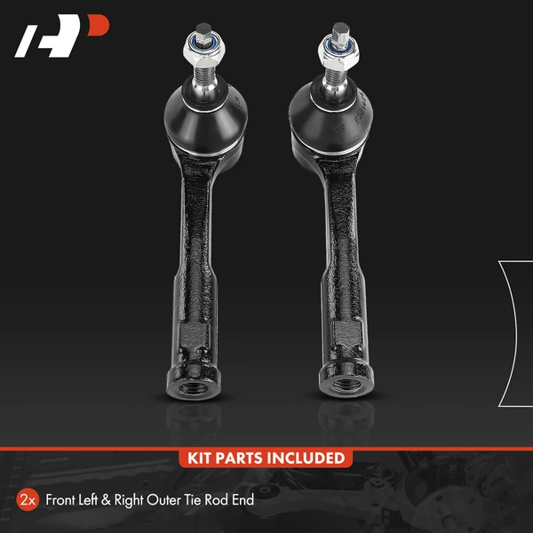 2 Pcs Front Outer Tie Rod End for Jeep Compass 2017-2023 Fiat