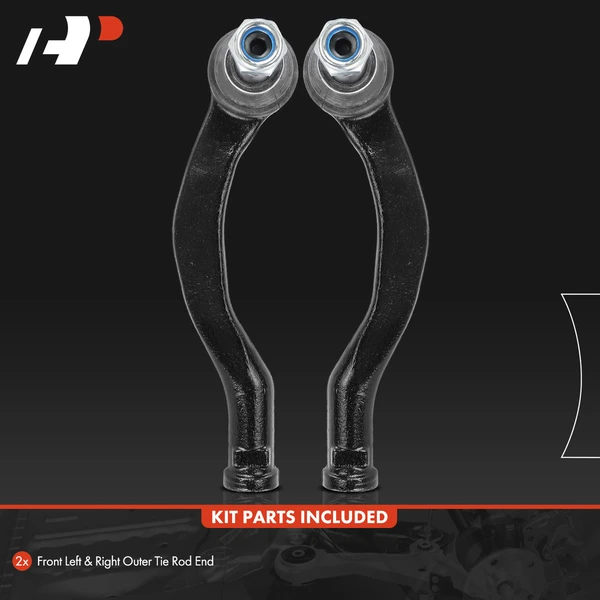 2 Pcs Front Outer Tie Rod End for Audi TT Quattro TT RS Quattro TTS Quattro