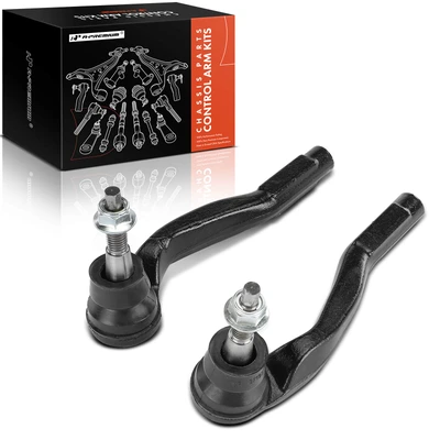 2 Pcs Front Outer Tie Rod End