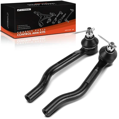 2 Pcs Front Outer Tie Rod End