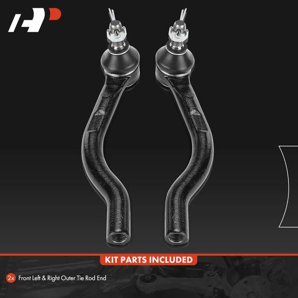 2 Pcs Front Outer Tie Rod End for Honda Civic 2016-2021 Insight