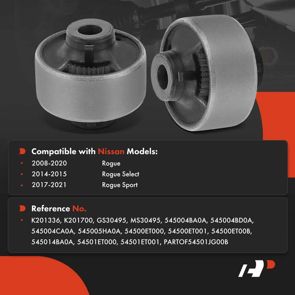 Control Arm Bushing Front Driver & Passenger Rearward A-Premium APCA9930