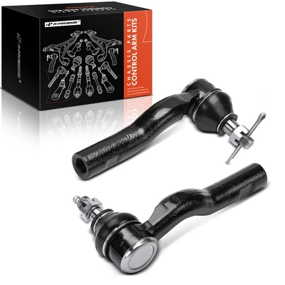 2 Pcs Front Outer Tie Rod End