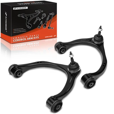 2 Pcs Front Upper Control Arm with Ball Joint