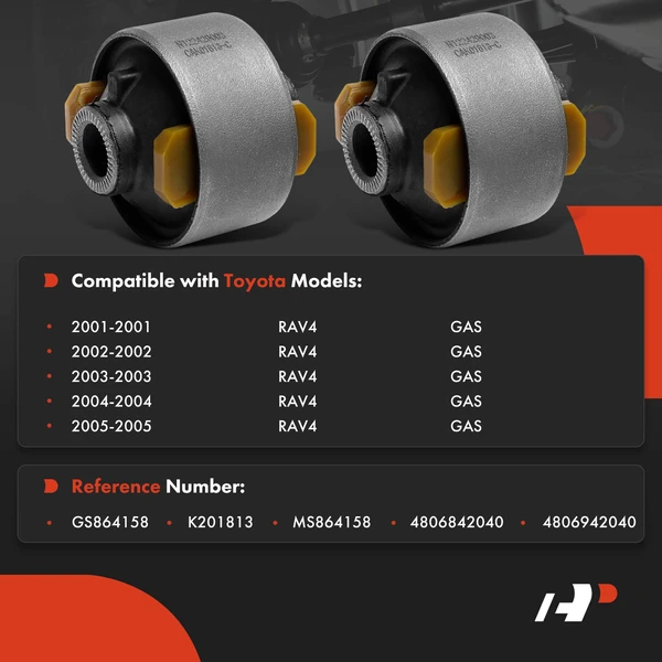 Control Arm Bushing Front Lower Rearward A-Premium APCA9937