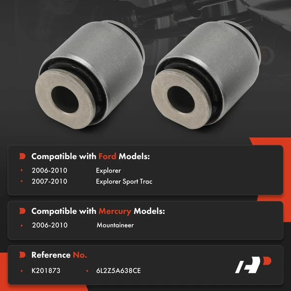 2-Pc Control Arm Bushing, Rear Driver & Passenger Upper A-Premium APCA9939