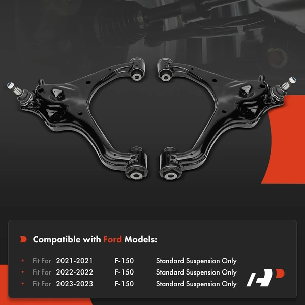 2-Pc Control Arm and Ball Joint Assembly Kit, Front Driver & Passenger Lower with Ball Joint A-Premium APCA7322