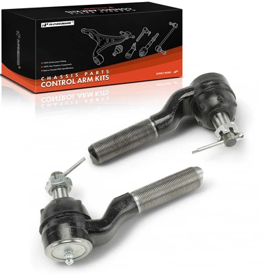 2 Pcs Front Outer Tie Rod End