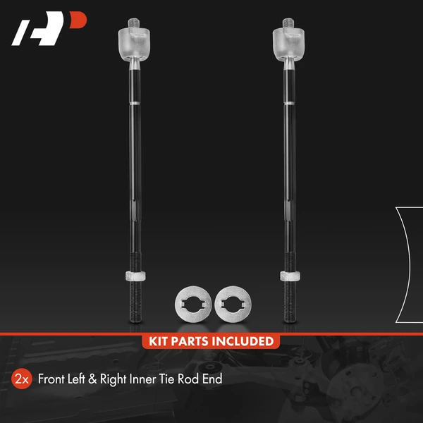 2 Pcs Front Inner Tie Rod End for Ford Focus 2009-2011 L4 2.0L