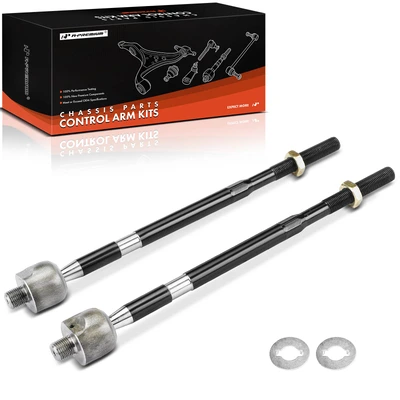 2 Pcs Front Inner Steering Tie Rod Ends