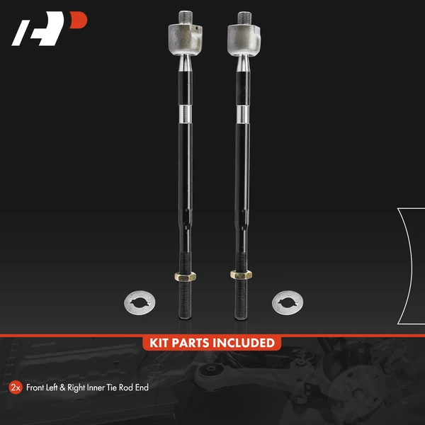 2 Pcs Front Inner Steering Tie Rod Ends for Suzuki SX4 2007-2013 SX4 Crossover