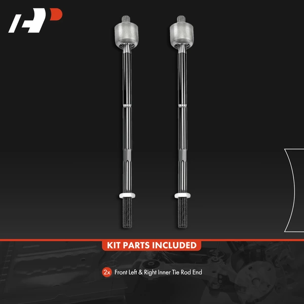 2 Pcs Front Inner Tie Rod End for Land Rover LR3 2005-2009 LR4 2010-2016