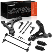 2005-2007 Saturn Relay A Set of 10 Control Arm Ball Joint Tie Rod and Sway Bar Link Kit Front Side A-Premium APCA0507
