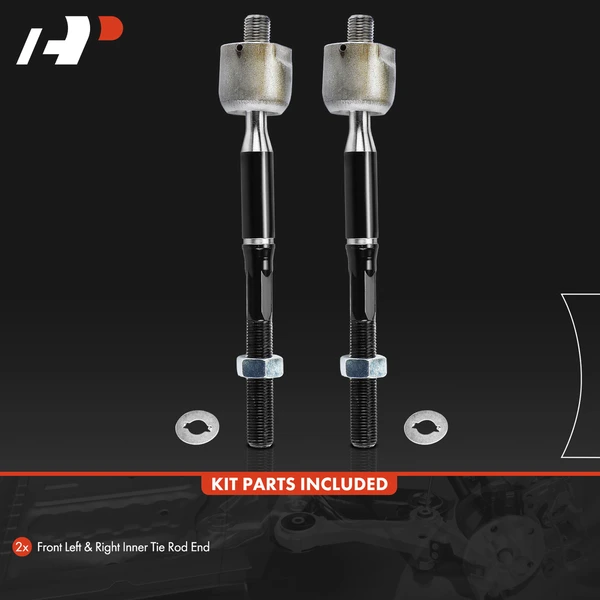 2 Pcs Front Inner Tie Rod End Kit for Lexus SC430 2002-2010 Mazda CX-7 2007-2012