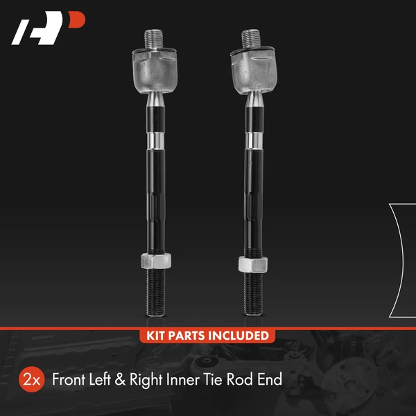 2 Pcs Front Inner Tie Rod End Kit for Hyundai Elantra 11-16 Elantra GT Veloster