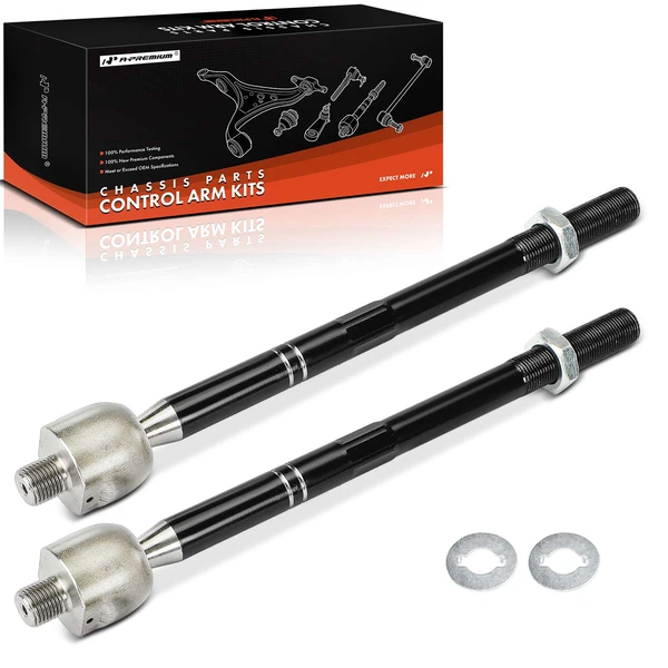 2 Pcs Front Inner Steering Tie Rod Ends for Volvo S60 2012-2018 S80 V70 XC70