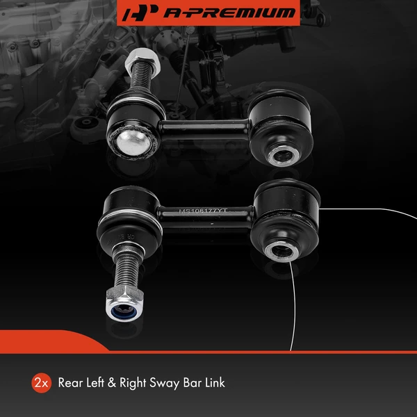 Sway Bar Link, Rear Side, A-Premium APCA6773