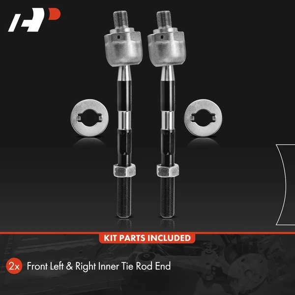 2 Pcs Front Inner Tie Rod End for Kia Sedona 2006-2012 2014 Hyundai Entourage 2007-2009