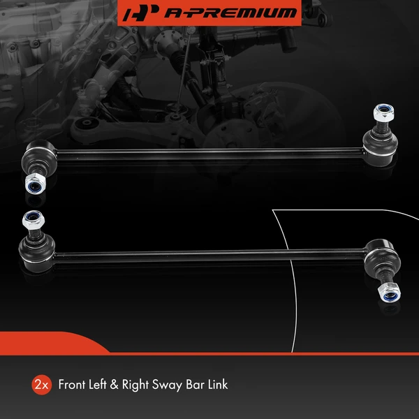 Sway Bar Link, Front Side, A-Premium APCA6781