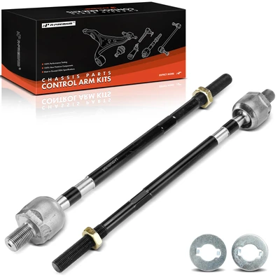 2 Pcs Front Inner Steering Tie Rod Ends