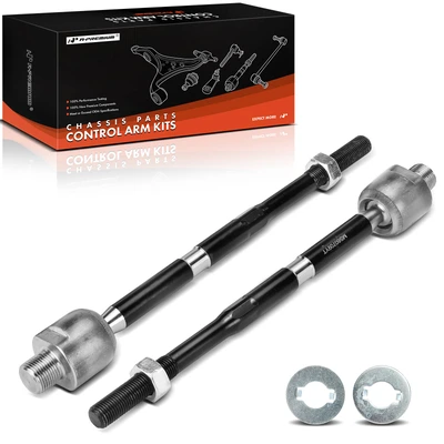 2 Pcs Front Inner Tie Rod End