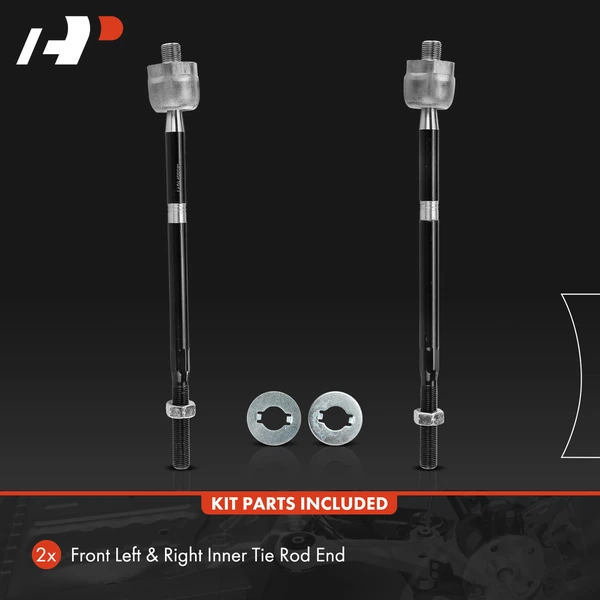 2 Pcs Front Inner Tie Rod End for Chevy Equinox GMC Terrain