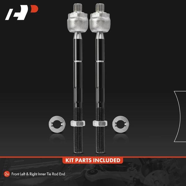 2 Pcs Front Inner Steering Tie Rod End for Kia Soul 2012-2013