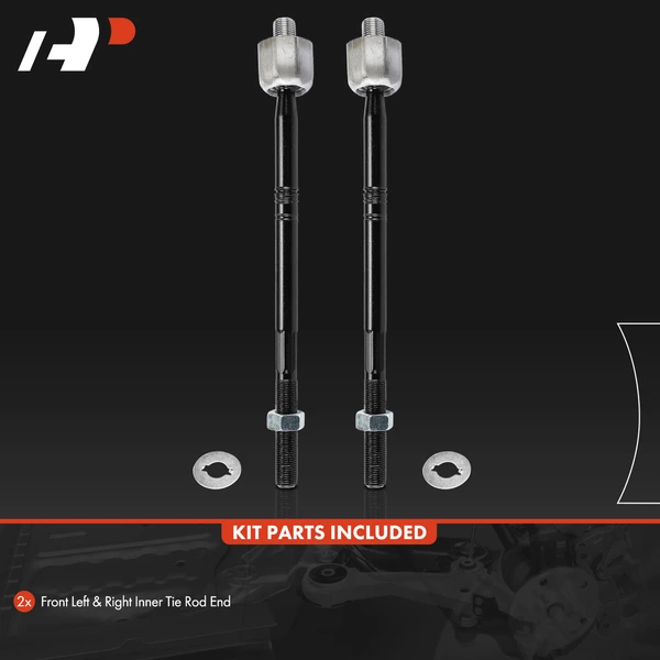 2 Pcs Front Inner Tie Rod End for Buick LaCrosse 2012-2016 Chevrolet Malibu