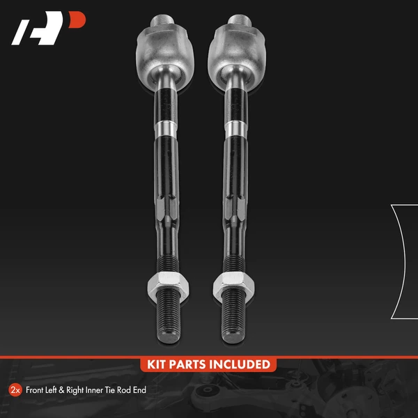 2 Pcs Front Inner Tie Rod End Kit for Hyundai Genesis 2009-2014 Equus 2011-2014