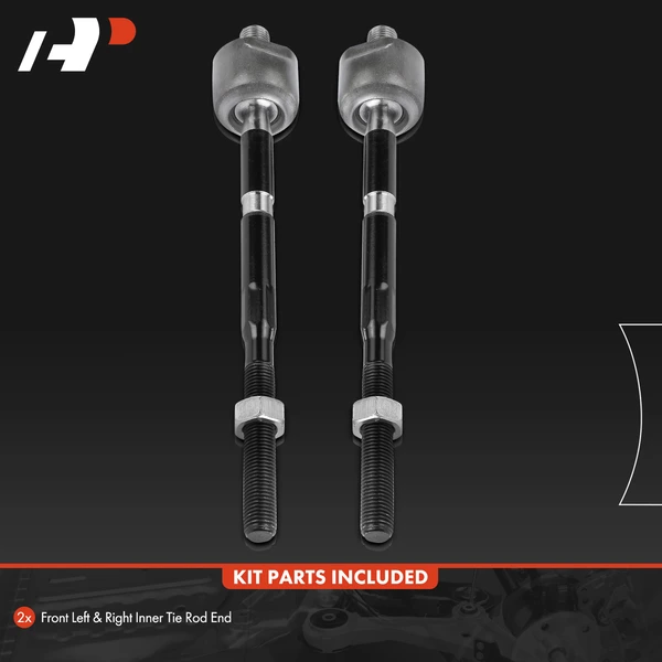 2 Pcs Front Inner Tie Rod End for Fiat 500 2012-2019 L4 1.4L