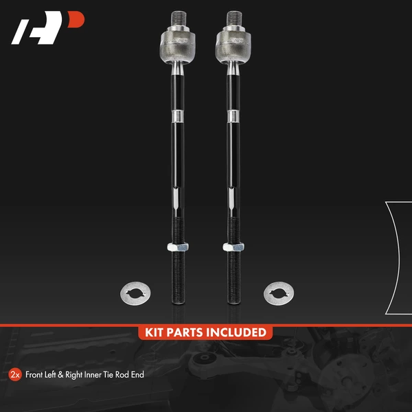 2 Pcs Front Inner Steering Tie Rod Ends for Saab 9-5 2002-2009