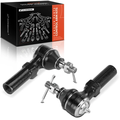 2 Pcs Front Outer Steering Tie Rod Ends